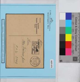 Vordruck-Feldpostkarte Fundbüro Anhalter Bahnhof Berlin, Schiffsname/Landeinheit: Kommando 348. Inf.Div., Feldpostnr. 01462; Frankatur, Mi.-Nr.: [Keine]; Poststempel: Masch.-Stpl: Berlin SW 11 ae 14.9.43.-16 Mehr als 32 Mill. BRT sind weg; Nebenstempel: [Keine]