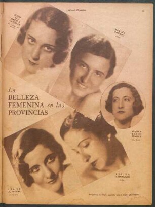 La belleza femenina en las provincias [Fotografías]