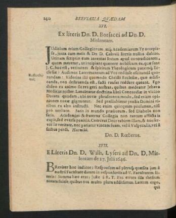 Brevaria Quedam Literarum. XVI. - XXIX.