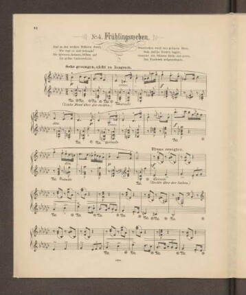 No.4. Frühlingsweben.