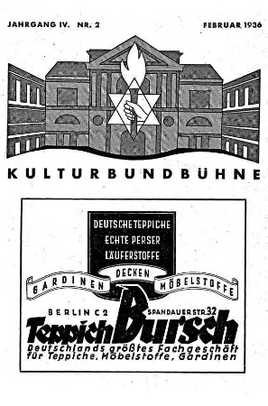 Kulturbundbühne / Kulturbund Deutscher Juden
