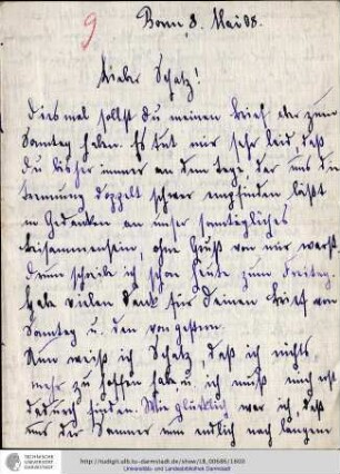 Brief vom 08.05.1908