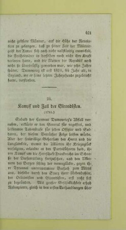 26. Kampf und Fall der Girondisten