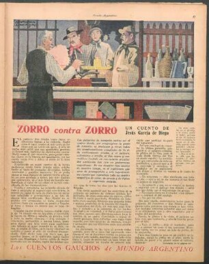 Zorro contra zorro : Un cuento de Jesús García de Diego