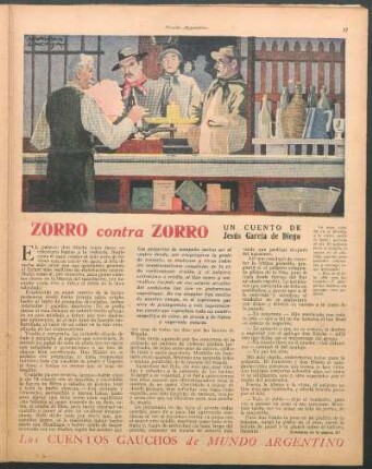 Zorro contra zorro : Un cuento de Jesús García de Diego