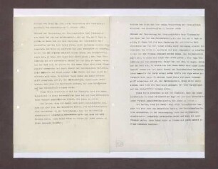Notizen von Prinz Max von Baden über eine Besprechung mit Generalfeldmarschall von Hindenburg