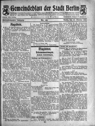 1924,42: Nr. 42, 19. Oktober 1924