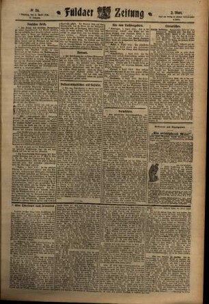 Zweite Ausgabe vom Dienstag, den 05. April 1910.