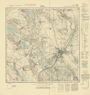 2359 (alte Nr.: 967) Labes, Meßtischblatt (4cm - Karte)