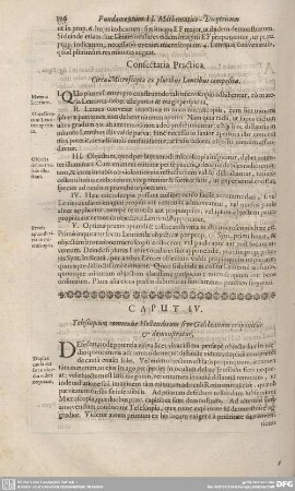 Caput IV. Telescopium commune Hollandicum sive Galilaeanum proponitur et demonstratur.