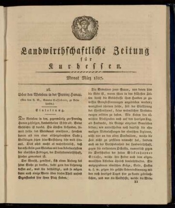 Monat März 1827