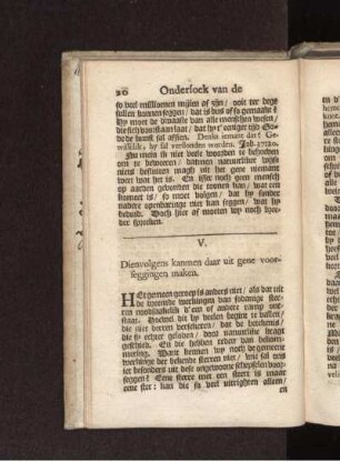 V. Dienvolgens kanmen daar uit gene voorseggingen maken.