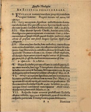 Theses theol. de hac maxime controversa quaestione: an ecclesia possit errare