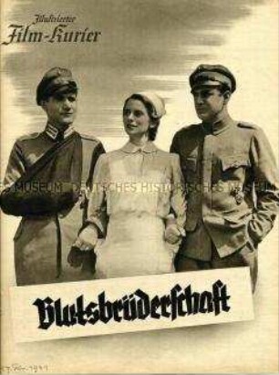Filmzeitschrift zu dem deutschen Spielfilm "Blutsbrüderschaft"