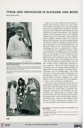 5: Typus und Individuum in Kleidung und Mode
