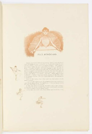 Vorwort mit Balletttänzerinnen, aus: "L’Opéra"