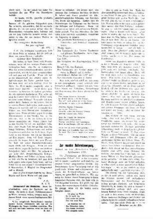 Zur neusten Reformbewegung