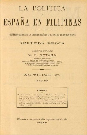 Núm. 137. 15 Mayo 1896
