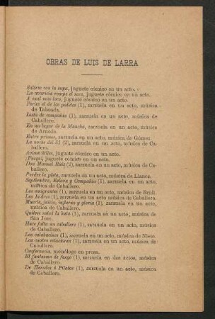 Obras de Luis de Larra