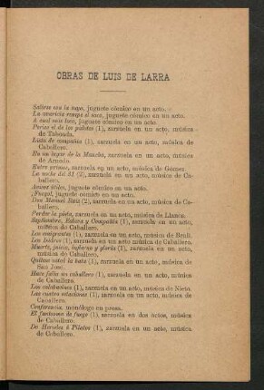 Obras de Luis de Larra