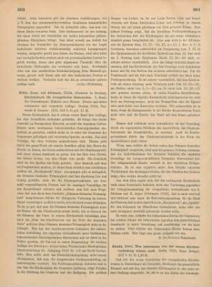 263-264 [Rezension] Kölln, Ernst, Erhebet eure Herzen