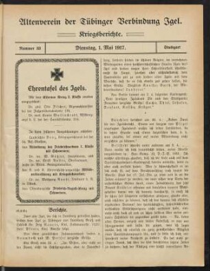 1-14, Nr. 33, 01.05.1917