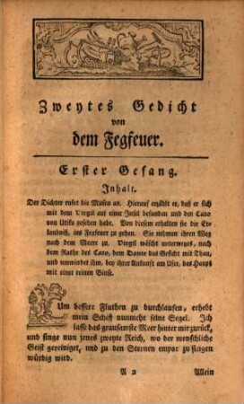 Dante Alighieri von dem Fegfeuer
