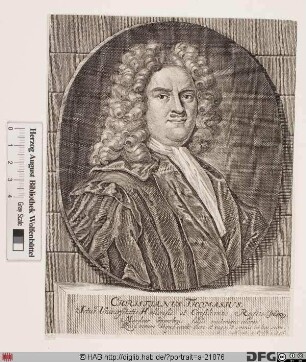 Bildnis Christian Thomasius