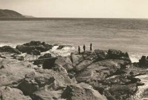 Riviera bei Bordighera. Felsenstrand