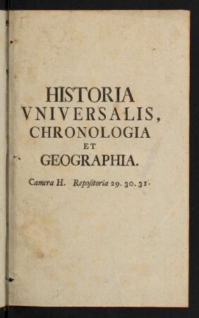 415-444, Historia Universalis, Chronologia et Geographia