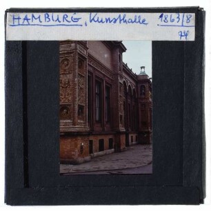 Hamburg, Kunsthalle : Fassade