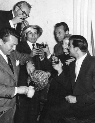 Toni Sailer Romy Schneider Georg Thomalla Horst Buchholz