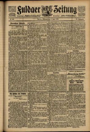 Zweite Ausgabe vom Mittwoch, den 06. Juni 1906.