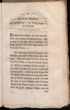 Eilftes Kapitel - Zwölftes Kapitel