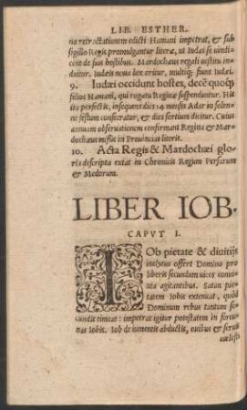 Liber Iob.