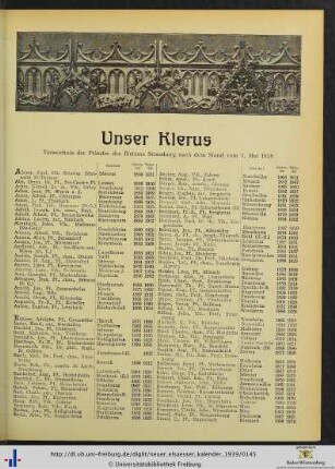 Unser Klerus.