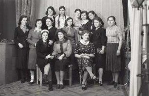 Ukrainische Zwangsarbeiterinnen aus der Achsen- und Federnfabrik Carl Wolf