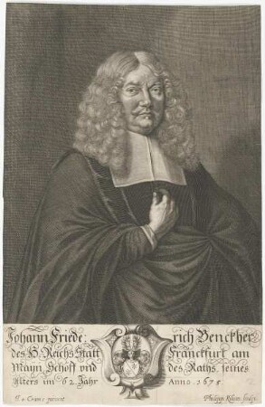 Bildnis des Johann Friederich Bencker