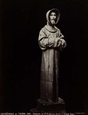 Cathédral de Tolède. 245. Statuette de St. François, œuvre d´Alonso Cano.