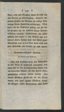 Einunddreissigstes Kapitel. Es kömmt zum Ausbruch