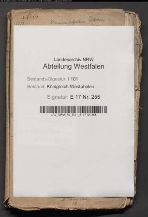 Verkauf verschiedener Objekte des aufgehobenen Damenstifts Neuenheerse