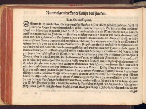 Nun volgen die Leger sampt den stucken. Das sibend Capitel.