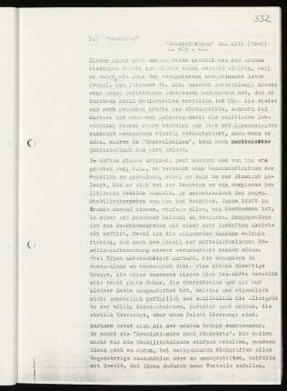3.) "Reaktion" "Staatslexikon" Bd. XIII (1842) S. 423 - 466