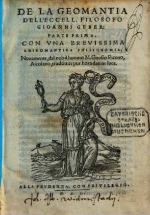 Della geomantia ... Parte I