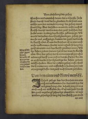Von dem alten und Newe[n] mensche[n].