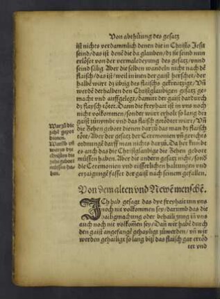 Von dem alten und Newe[n] mensche[n].