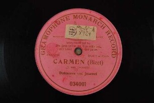 Carmen : Je suis Escamillo / (Bizet)