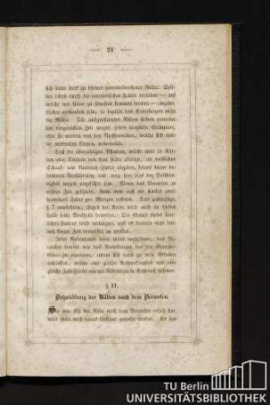 § 11. Behandlung der Rüben nach dem Berausen.