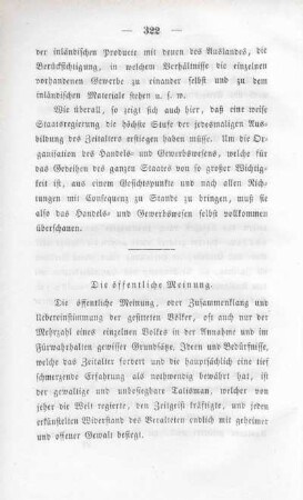 Die öffentliche Meinung.
