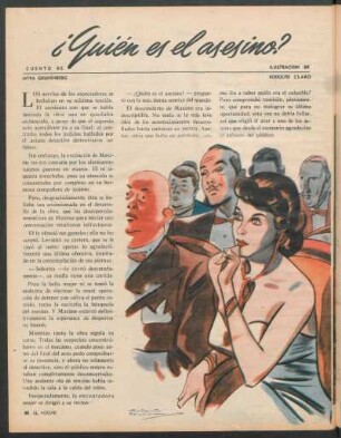 ¿Quién es el asesino? : (cuento)